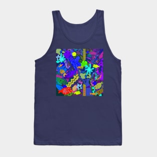 Puzzles of Underwater Tank Top